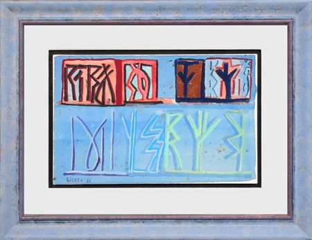 Riccardo Licata  
Senza Titolo 1986
Tecnica mista su carta 26x42 cm