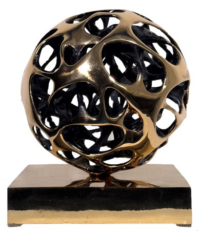 Gianfranco  Meggiato  
Sfera tensione senza sfera  2006
Fusione in bronzo a cera persa diametro 27 cm