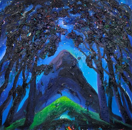Pino  Deodato  
Collina 1991
Olio su tela 100x100 cm