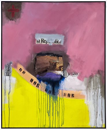 Giuseppe Biasio (Piazzola sul Brenta, 1928 - Padova, 2024) 
In sette giorni 2014
Tecnica mista su tela 81x71 cm