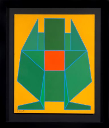Achille Perilli  
Stasi sicura 2010
Tecnica mista su tela 81x65 cm