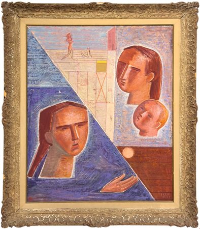 Mario  Tozzi  
La Famiglia 1963
Olio su tela 92x73 cm