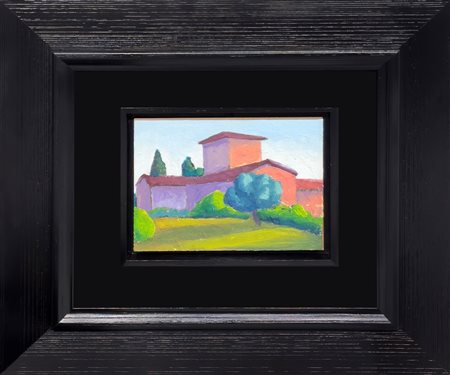 Salvo  
Senza titolo 1985
Olio su tavola 15x20 cm