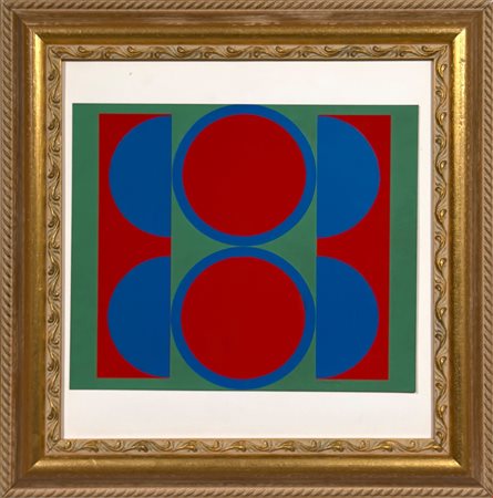 Gido Wiederkehr (Rothrist, 1941 - ) 
Untitled 1977
Serigrafia su cartone 23,5x28 cm