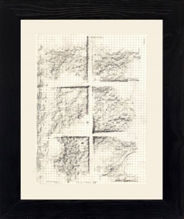 Paolo Masi (Firenze, 1933 - ) 
Frottage 1978
Matita su carta 29,5x20 cm