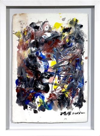 Wang Yigang (Heilongjiang, 1961 - ) 
A14 2016
Olio su carta 56x38 cm