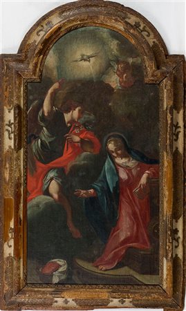 Pittore veronese della metà del sec. XVIII Annunciazione, 1750/90 Olio su...