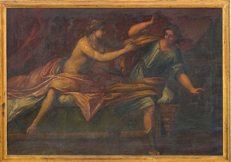 Pittore della seconda metà del sec. XVII Giuseppe e la moglie Putifarre,...