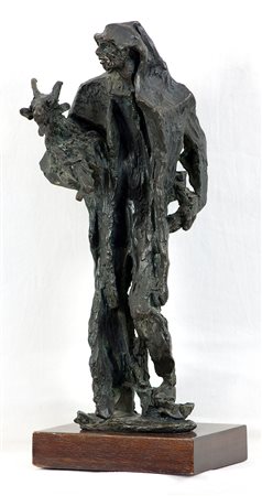 Augusto Murer (1922-1985) Pastore, 1980 Scultura in bronzo, es. 7/30 cm...