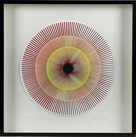 Alberto Biasi (1937) Dinamica Visiva '62, 1960/1975 Vetro serigrafato e...