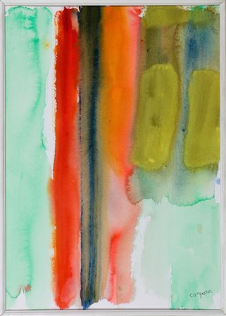 Antonio Corpora (1909-2004) Temporale, 2001 Acquarello su carta cm 51x36...