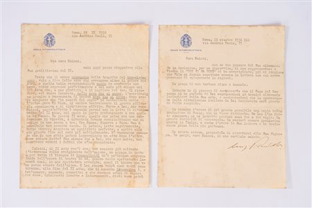 Pirandello, Luigi - Alexander Moissi - Due lettere dattiloscritte con firma, 1934