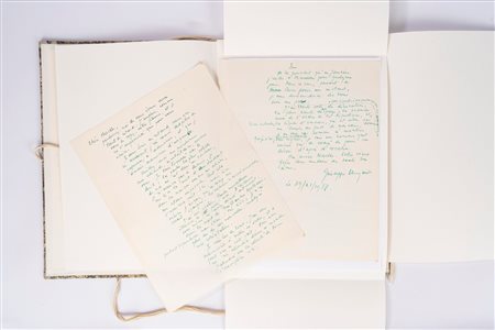 Giuseppe   Ungaretti - Lettera a Marthe Roux - 2 pp., 1958