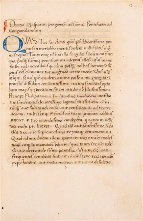 Gaspare da Bergamo - Gaio Mario Vittorino - Sinonimie [Liber de definitionibus]- Orationes, 1450