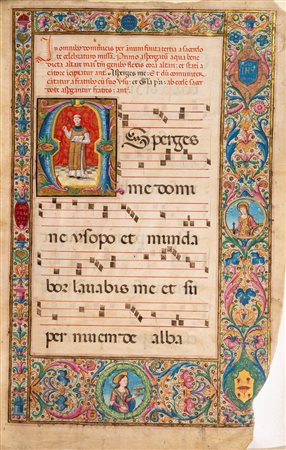 Graduale su pergamena, 1470