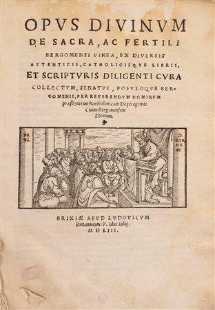 Bartolomeo De Peregrinis - Opus divinum de sacra….vinea, 1553
