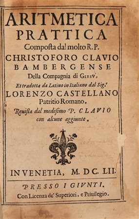 Cristophorus Clavius - Aritmetica Prattica, 1652