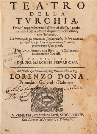 Teatro della Turchia: Dove si rappresentano i disordini di essa, il genio, la...