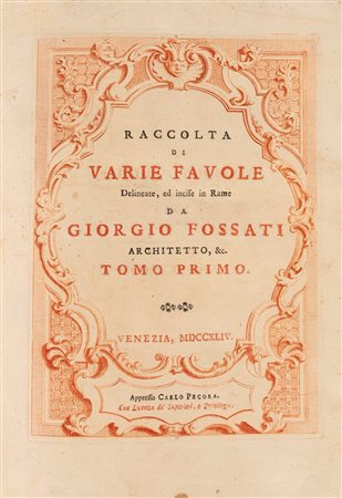 Giorgio Fossati - Raccolta di varie favole, 1744