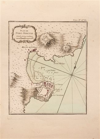 Plan de Port- Hercule, 1764