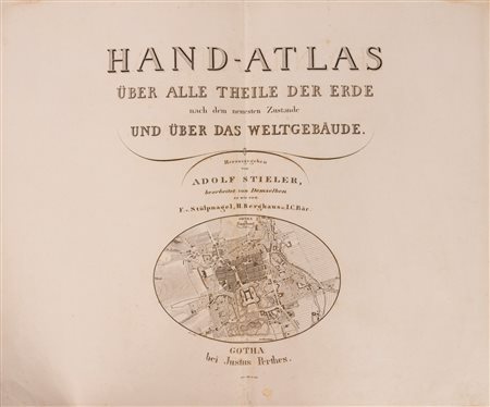 Adolf Stieler - Hand-Atlas über alle theile der Erde nach dem neuesten Zustande und über des Weltgebäude, 1800
