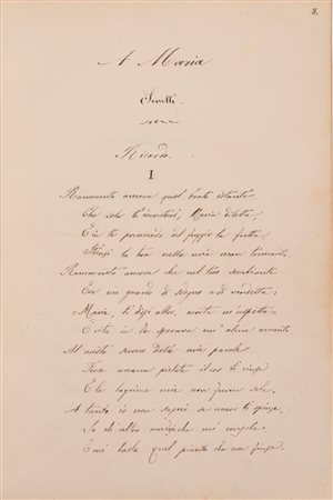 Giovanni Messori - Diario, 1872