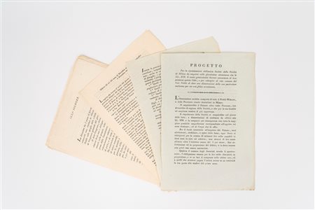 Progetto per la Ripristinazione dell'antica Società della Nobiltà di Milano, 1815