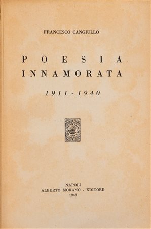 Paolo Buzzi - Il canto quotidiano, 1933