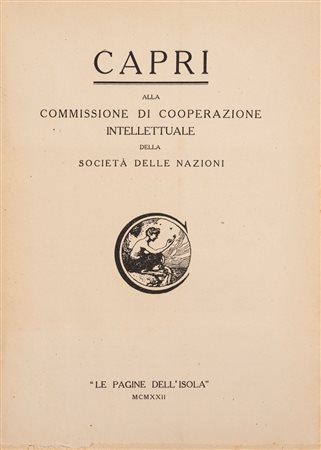 Edwin Cerio - Il convegno del paesaggio, 1923