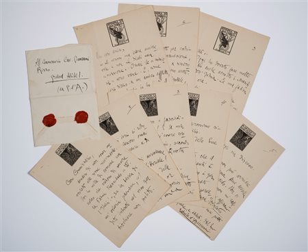 Gabriele D'Annunzio - Carteggio tra Gabriele d'Annunzio e Giovanni Rizzo, 83 lettere, 1923