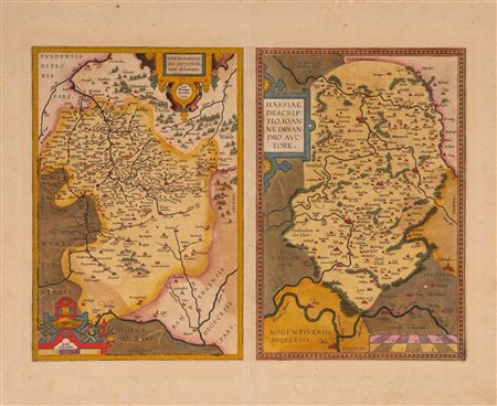 Abramo Ortelio - Hassiae Descriptio, 1594