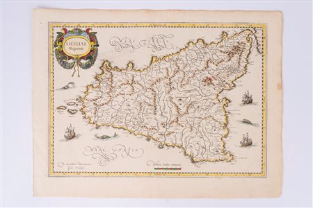 Gerardo Mercatore - Siciliae Regnum, 1589