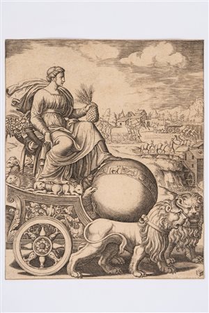 Bernardo Daddi - Il carro di Cibele, 1540