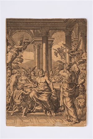 Pietro da Cortona (1596 - 1669)  - Giove e dei degli olimpo, 1600