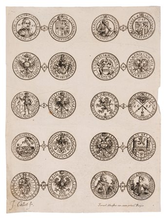 Jacques Callot - Stemmi nobiliari, 1600