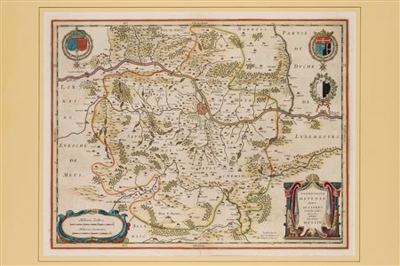 Willem Blaeu - Territorium Metense, 1638