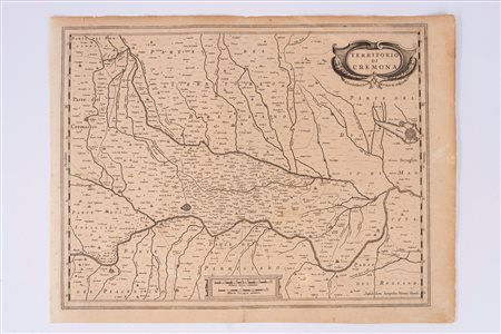 Henricus Hondius - Territorio di Cremona, 1635