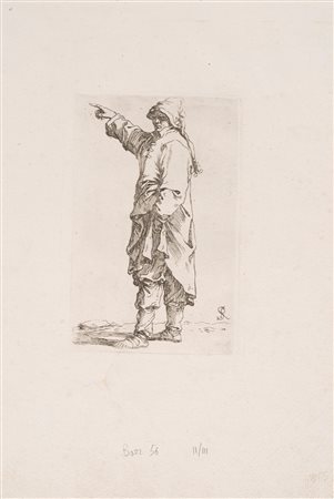 Salvator Rosa (Napoli 1615 - Roma  1673)  - La serie delle figure, 1600