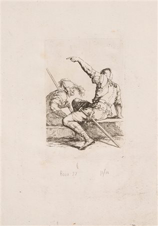 Salvator Rosa (Napoli 1615 - Roma  1673)  - La serie delle figure , 1600