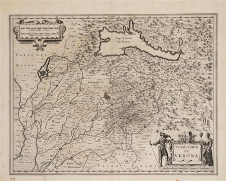 Johannes Janssonius - Territorio di Verona, 1640