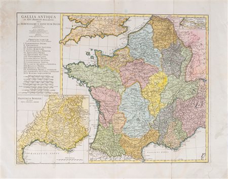 Jean Baptiste Bourguignon d'Anville - GALLIA ANTIQUA ex AEVI ROMANI Monumentis eruta et SERENISSIMI CARNUTUM DUCIS, 1769