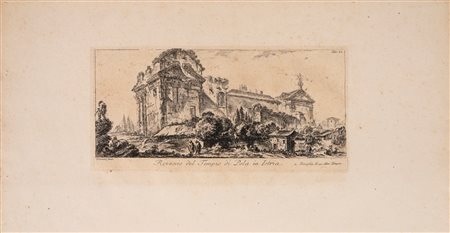 Giovanni Battista Piranesi - Rovescio del tempio di Pola in Istria, 1700