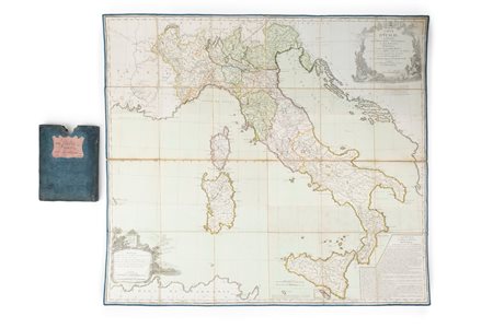 Brion de La Tour (Bordeaux  Louis - Carte d'italie, 1791