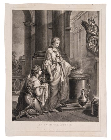 Pierre Servais Nicolet - Le Sacrifice a Cères, 1784