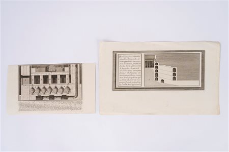 Giovanni Battista Piranesi - Fregi architettonici , 1700