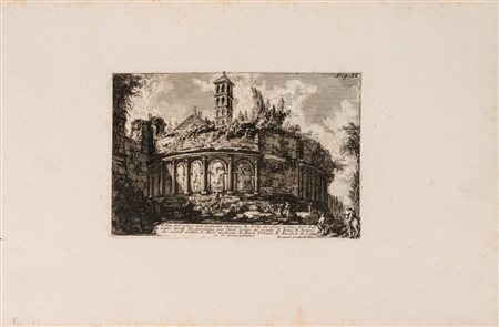 Giovanni Battista Piranesi - Veduta dell'avanzo dell'Anfiteatro Castrense , 1700