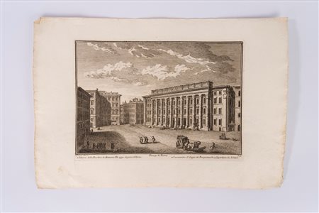 Giuseppe Vasi - Piazza di Pietra, 1700