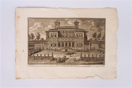 Giuseppe Vasi - Villa e casino Borghese detta Pinciana, 1700