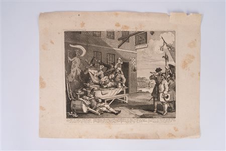 Hogarth  William - England Plate, 1756