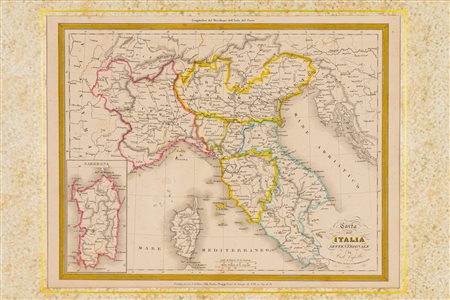 Carta dell'Italia Settentrionale, 1800